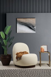 Atelier Del Sofa Tina - Sillón Orejero Blanco Bouclet